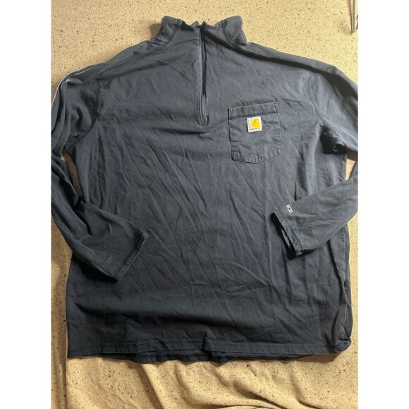 Carhartt Blue T-Shirt Lot XL XXL Tall Workwear Flaws Durable Basics - Picture 7 of 9